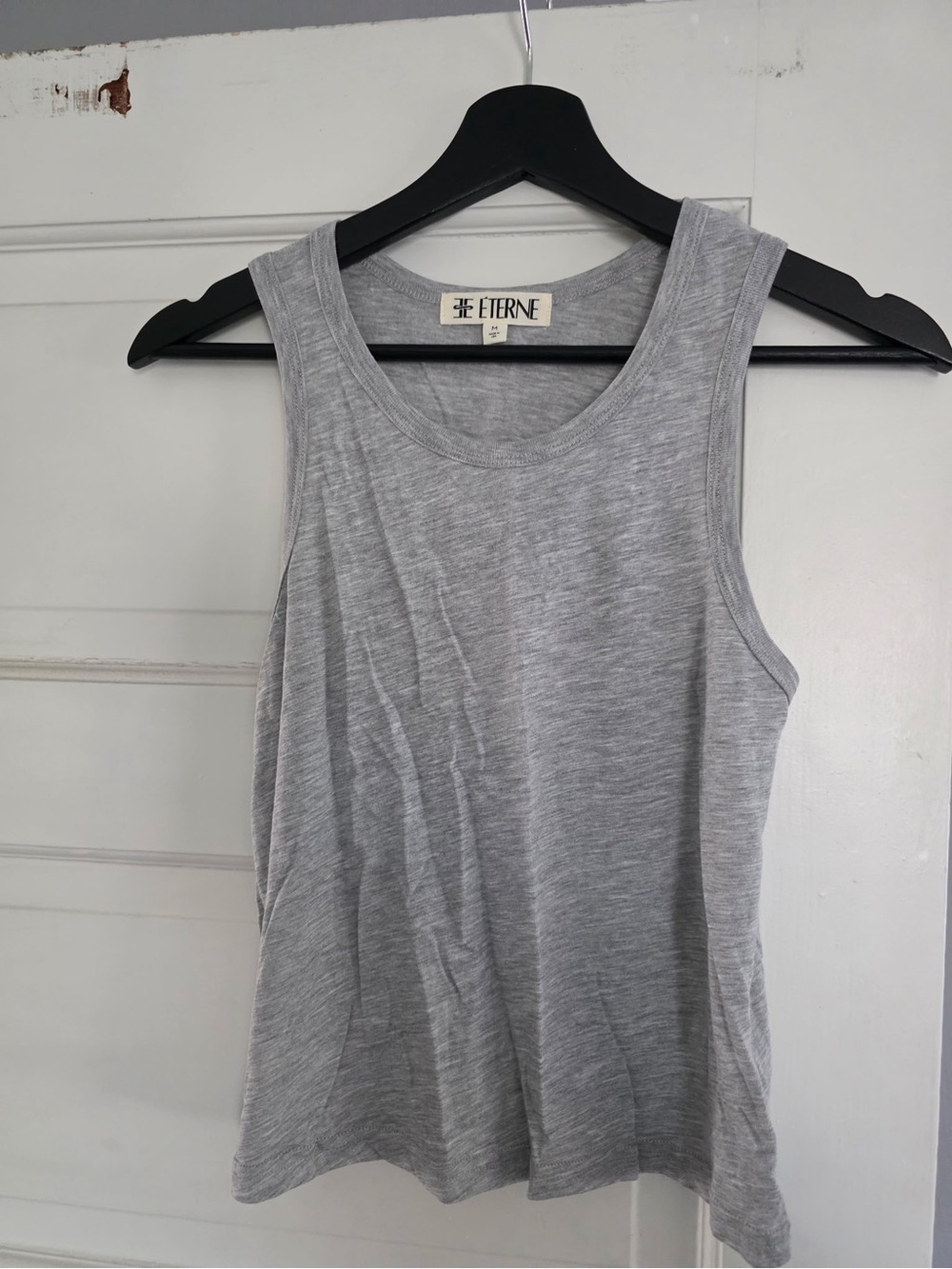 Eterne Light Gray Tank Top - Women's Sleeveless Tee